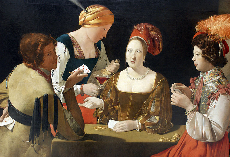 Georges de la Tour, le Tricheur à l'as de carreau, 1635