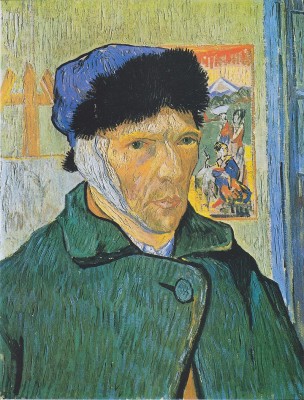 Van Gogh autoportrait oreille bandée